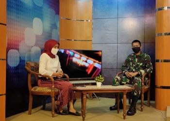 Gelar Dialog Interaktif , Kodim1615/Lotim Angkat Tema Peran  Penanganan Covid-19 Di Kabupaten Lombok Timur