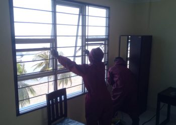 Ruang Isolasi 12 Tahanan Polres Lotim Dibuatkan Terali Besi