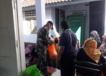 Dandim 1615 Lotim Intruksikan Babinsa Kawal Ketat Penyaluran Bantuan Sosial