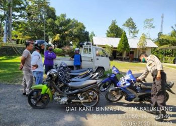 Razia Balap Liar Polsek Batukliang Tangkap Tiga Belas Motor