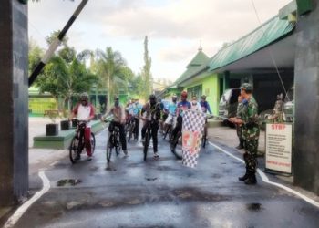 New Normal, Kodim Lotim Gelar Gowes Bersama Forkopimda Lotim