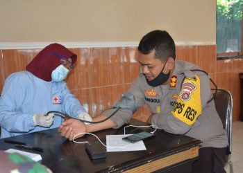 Polres Lombok Timur Gelar Donor Darah Dalam Rangka Hut Bhayangkara Ke – 74