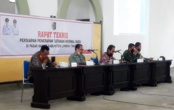 Dandim Lotim Tegaskan, Jadilah Contoh Penerapan Protokol Kesehatan Menuju Era New Normal