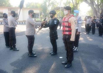 Tim Puma Polres Lotim Di Lounching Polres Siap Tumpas Pelaku Kejahatan