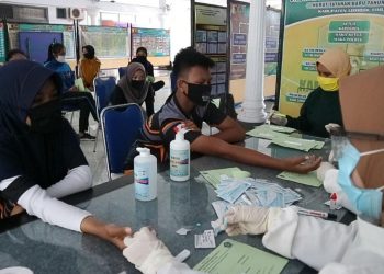 Atlet Pelatda Desentralisasi Lotim, Di Rapid Test