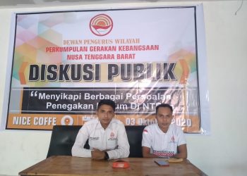 Perkumpulan Gerakan Kebangsaan Gelar Diskusi “Menyikapi Berbagai Persoalan Penegakan Hukum Di NTB”