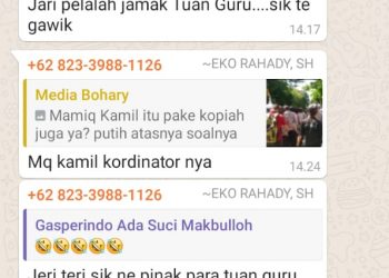 Kapolres Lotim Mobilisasi Tuan Guru Hadang Demonstran mendapatkan Kecaman