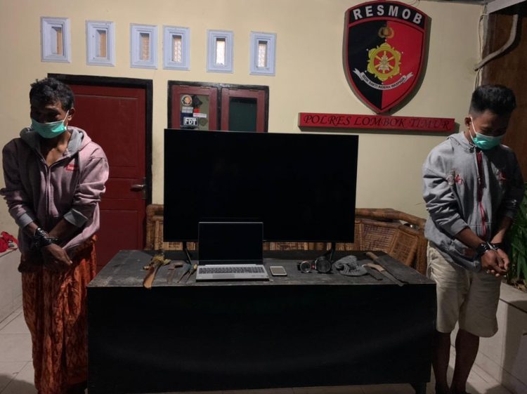 Gerandong Bersama Temannya Ditangkap Polisi
