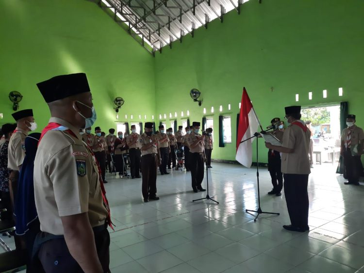 Pengurus Mabiran, LPK dan Kwarran Gerakan Pramuka Selong Masa Bakti 2021-2024 Dilantik