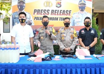 Giat KRYD Mei 2021, Polres Loteng Ungkap 7 Kasus Konvensional