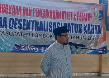Jelang Porprov 2022, KONI Lotim Kembali,Pelatdakan 105 Atlet