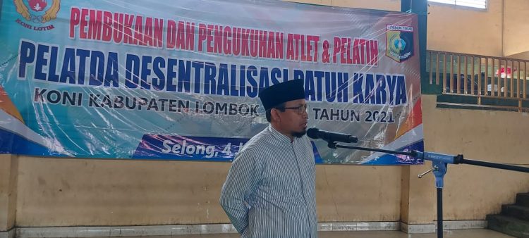 Jelang Porprov 2022, KONI Lotim Kembali,Pelatdakan 105 Atlet