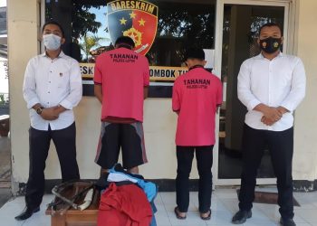 Mantab, Tim PUMA Polres Lotim Tangkap Pelaku Pencurian Kabel Milik PLN