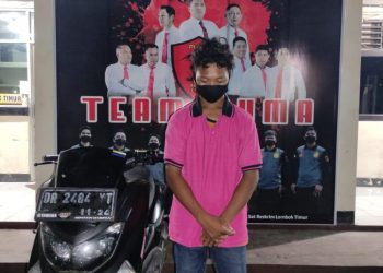 Warga Montong Kelelek Ditangkap Polisi Mencuri Motor Polisi