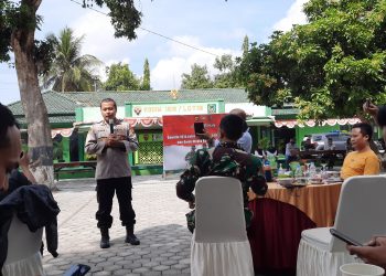 Kapolres Lotim Perkenalkan Diri, Dandim 1615 Lotim Kembali ke Cijantung