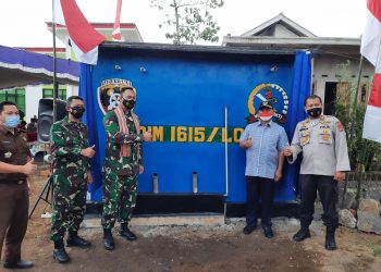 Komandan Korem 162 WB Resmikan Program Pompa Hidram di Desa Tete Batu