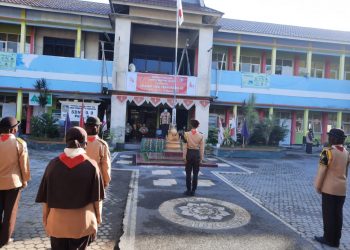 Kwarran Gerakan Pramuka Selong Peringati Hari Pramuka Ke-60 Ditengah Pandemi