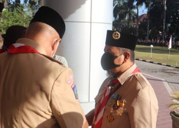 Dua Andalan Ranting Selong Dapat Penghargaan  Lencana Pramuka  Dari Kwarnas 