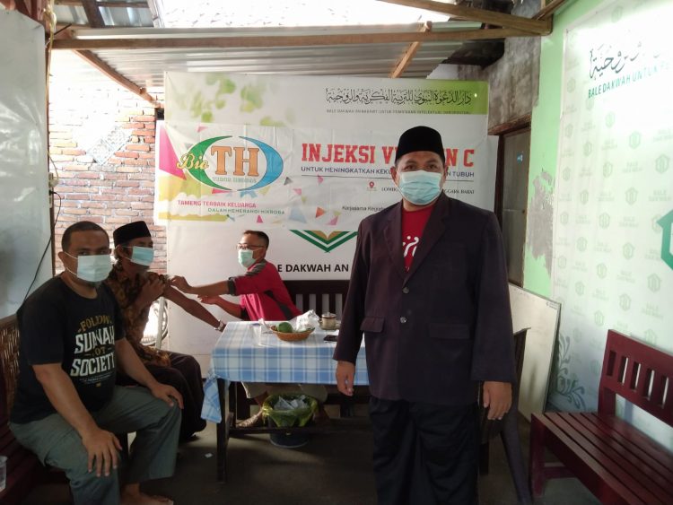 Yayasan Bale Dakwah An Nabawy Fasilitasi Injeksi Vitamin C,Guna Perkuat Imun Tubuh ‎