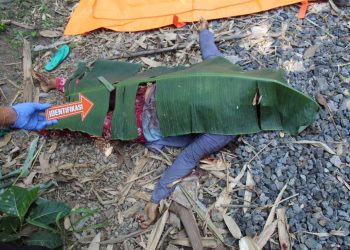 Geger,Warga Lenek Remban Biak Temukan Mayat Bersimbah Darah di Jalan