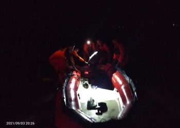 Zulhaeri Alami Kecelakaan Kerja,Diselamatkan Tim SAR Pelabuhan Khayangan