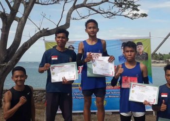Siswa Madrasah Raih Juara I Lari Marathon di Lotim