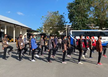 Casis Polri Gelombang Kedua Jadi Petugas Aplikator Data Vaksin di Lotim