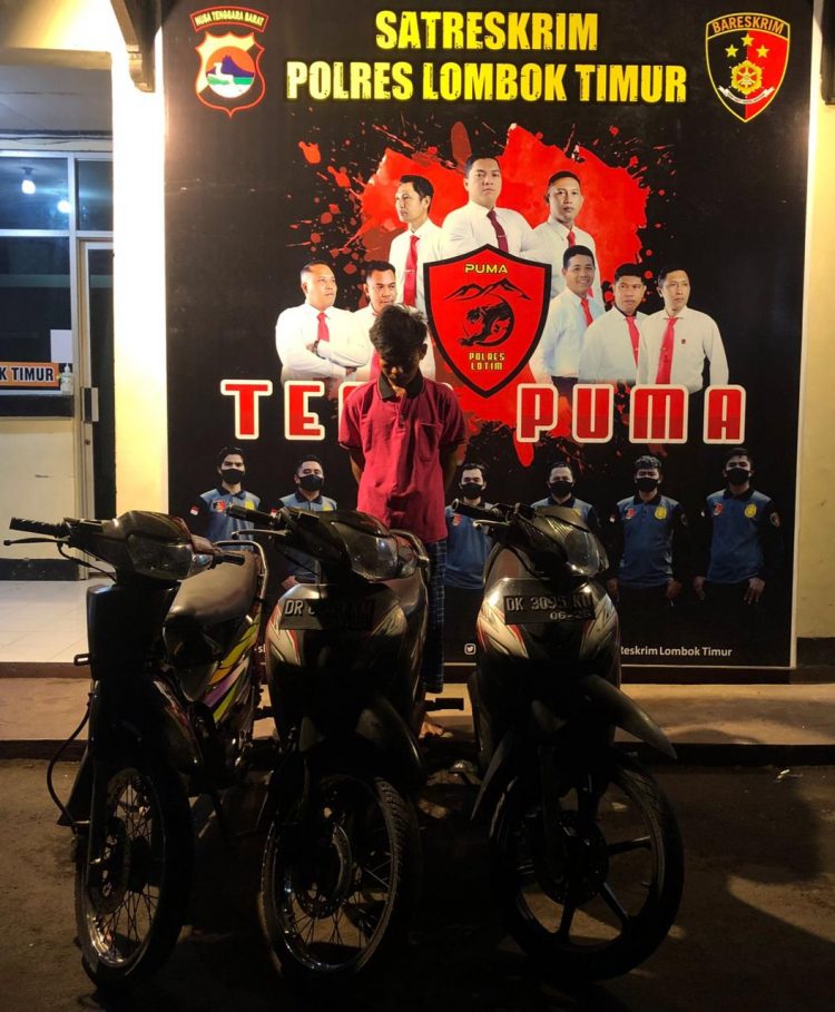 Pelaku Curamor Asal Suralaga Ditembak Polisi di Tempat Pelarian Pulau Sumbawa‎