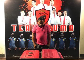 Warga Gandor Diborgol Polisi Karena Mencuri di Rumdis Kepala Bank NTB