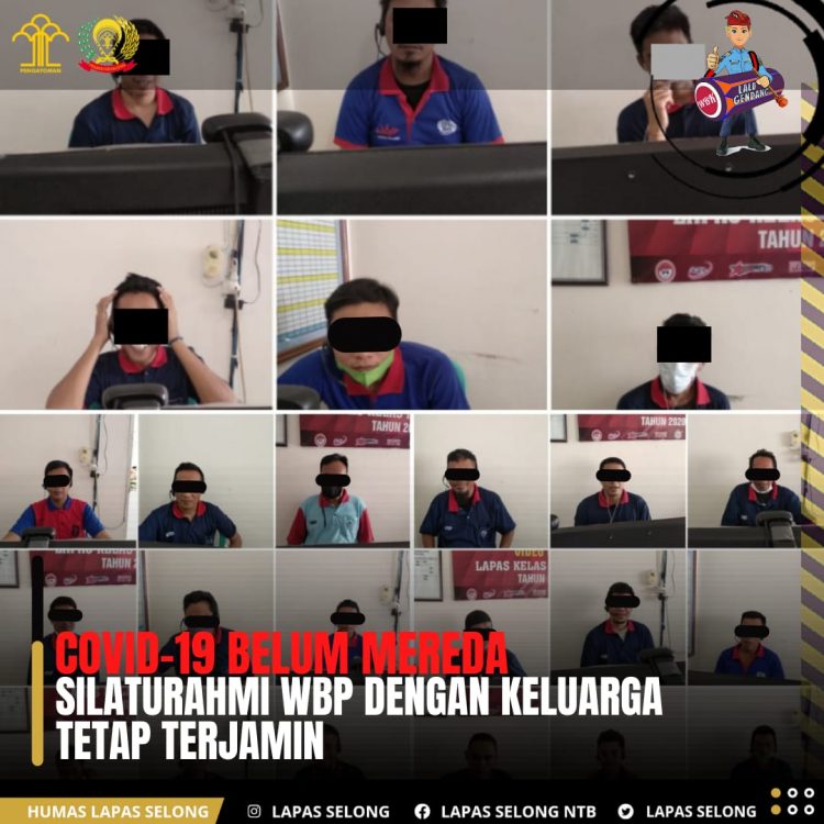 Shilaturahami WBP Lapas Kelas II B Selong Bersama Keluarga Tetap Terjamin