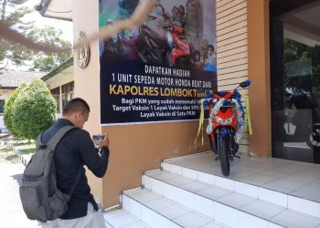 PKM di Lotim Tercepat Capai 100 Persen Vaksin Dapat Hadiah Motor