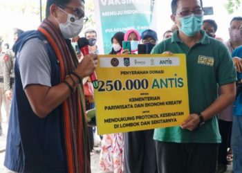 Sekda Lotim Lapor Ke Menteri Sandi