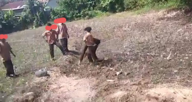 Viral,Duel Pelajar di Lotim