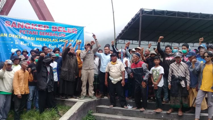 Petani Sembalun Gelar Sangkep Beleq Tolak HGU PT. SKE,Tebait Tanak,Tebait Nyawe 