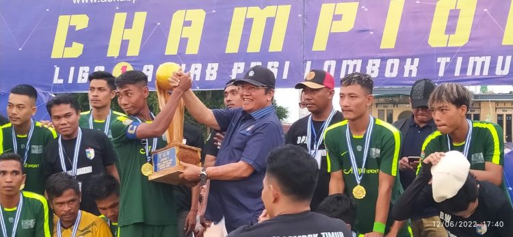 Wabup Lotim Tutup Liga 1 Askab PSSI,Patriot FC Juara Liga