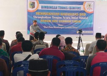Untuk Meningkatkan Kapasitas BPD. Forum BPD Lotim Gelar Bimtek