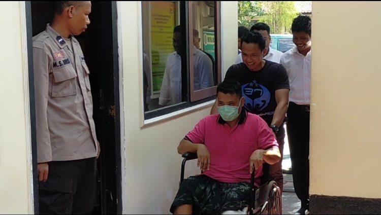 Pencuri Cabul di Lotim Ditembak Polisi, Terpaksa Gunakan Kursi Roda