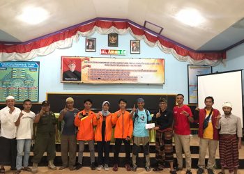 Kepala Desa MUB Melepas Tiga Atlit Karate