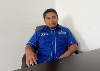 Aksi Unjuk Rasa Mahasiswa. Fraksi dan DPC Partai Demokrat Lotim Berikan Dukungan