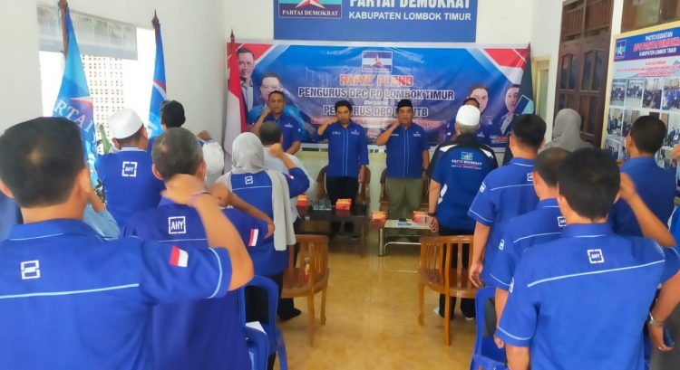 Gelar Rapat Pleno. DPC Partai Demokrat Lotim Usulkan 21 Pengurus DPAC