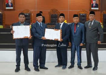 DPRD Lotim bersama Pemda Tandatangani, Nota Kesepakatan KUA PPAS 2023