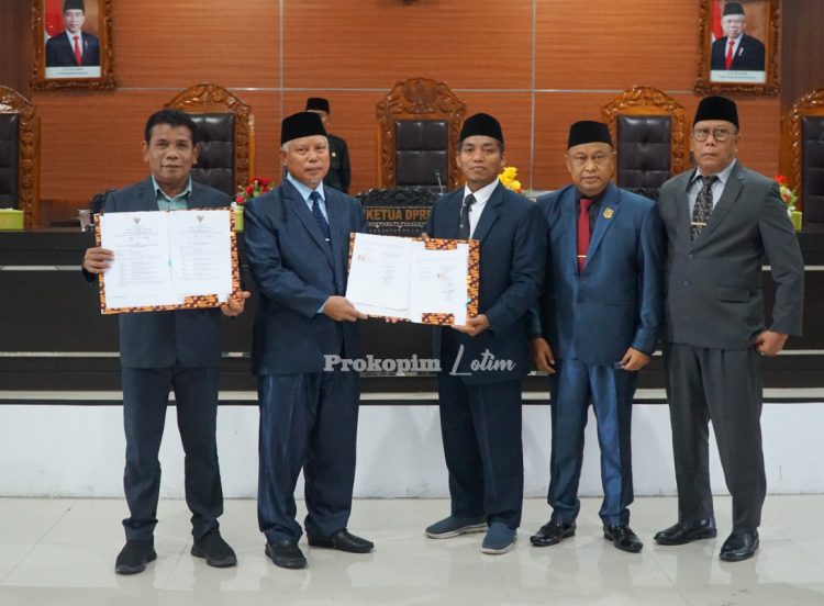 DPRD Lotim bersama Pemda Tandatangani, Nota Kesepakatan KUA PPAS 2023