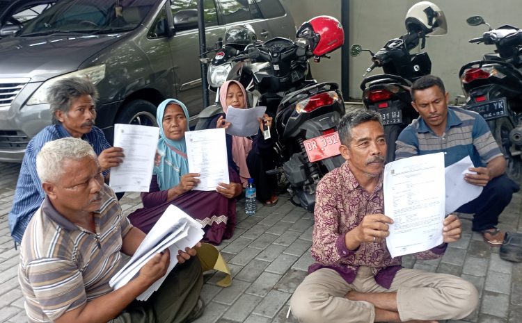 Pertahankan Haknya, Warga Bilok Petung Datangi Kantor BPN Lombok Timur