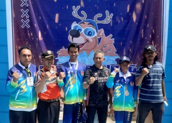 Lotim Awali Medali Emas dari  Cabor Renang Porprov NTB ke XI