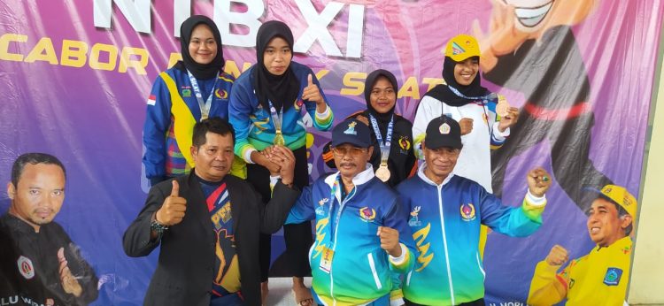 Mantap, Cabor Pencak Silat Lotim Sumbang 10 Medali dan Juara Umum Porprov NTB XI 2023