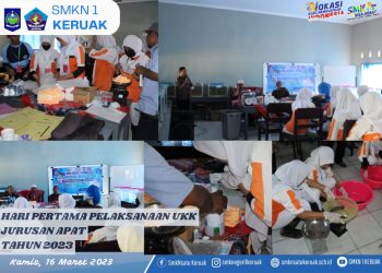 Diharapkan Menjadi Siswa Mandiri, SMKN 1 Keruak Laksanakan UKK