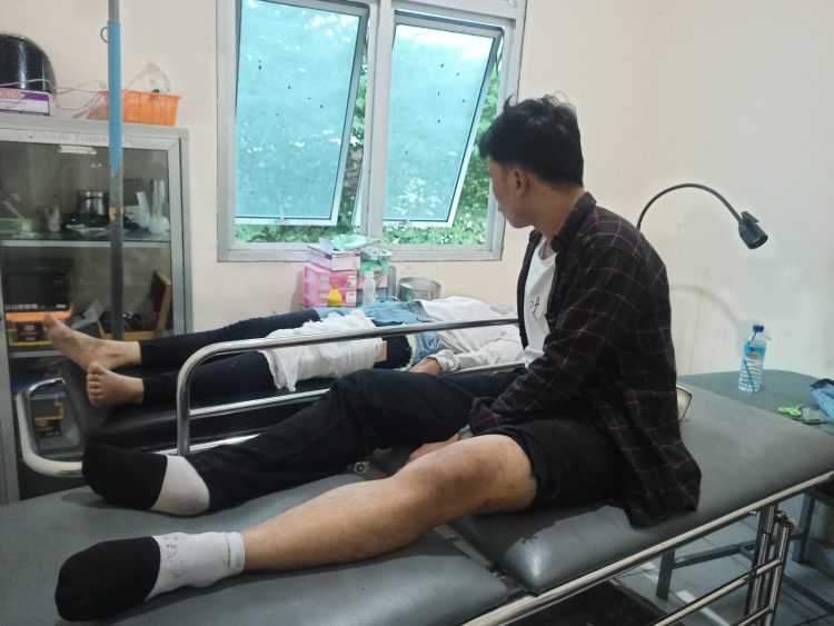 Sepasang Kekasih di Lotim Alami Laka Lantas di Jalur Pusuk Sembalun, Berakhir di Puskesmas