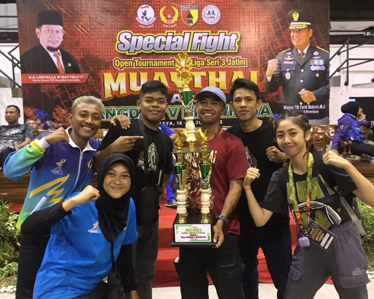 Meski Tak Ada Suppot Pemkab Lotim, Lima Atlet Muay Thai Torehkan Prestasi Piala Pangdam Brawijaya