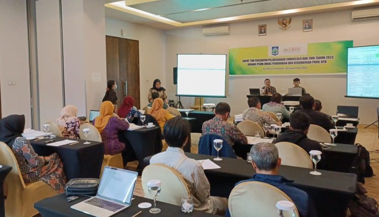 Wujudkan NTB Maju Melaju, Bidang SMK Dikbud NTB Gelar Rakor Persiapan DAK Swakelola Tahun 2023