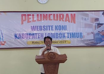 Website Sistem Informasi Database Aktivitas Pengurus dan Atlet, di Luncurkan KONI Lotim